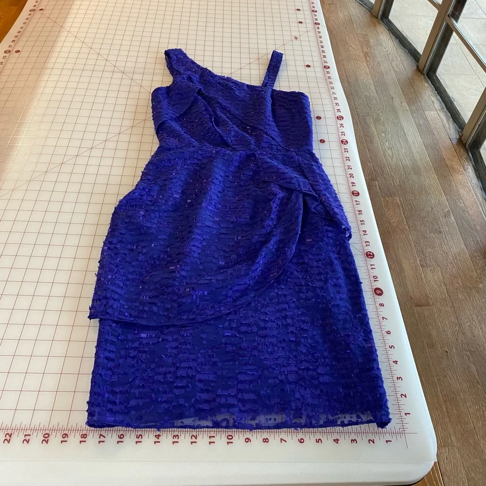Antonio Melanie NWT indigo blue formal dress sz 4 color N41 American Dress